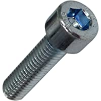 AERZETIX: 10x Pernos roscados con Cabeza cilindrica M6x25mm DIN912 Acero galvanizado Huella 5mm Allen C18895